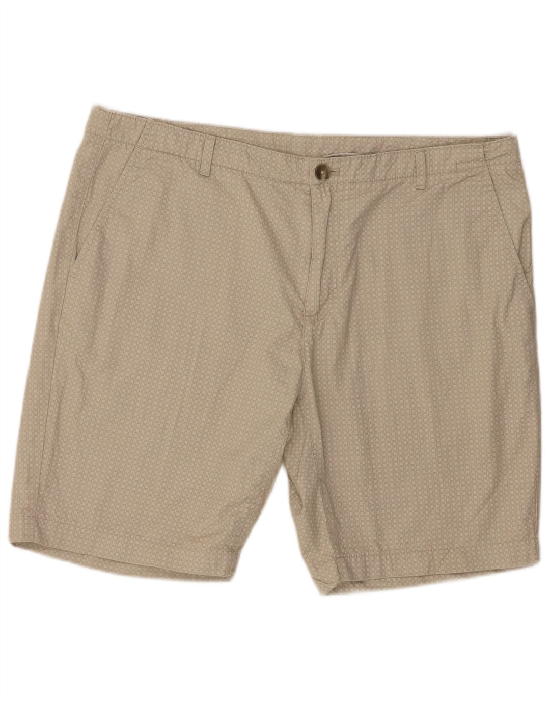 Męskie spodenki Chino Calvin Klein W36, duże, bawełniane w beżową kratę