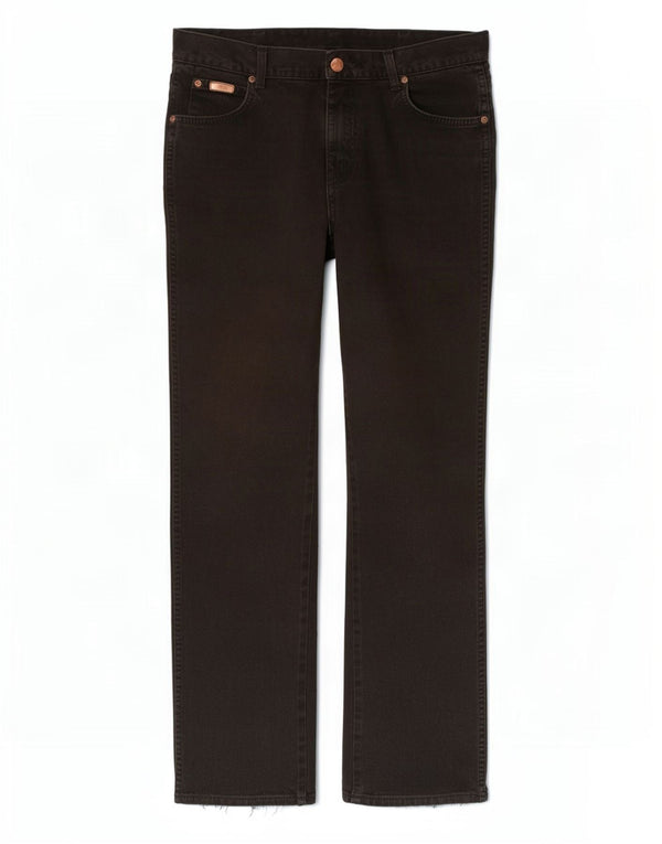 Męskie jeansy Wrangler Texas Straight W36 L32, czarne, bawełniane