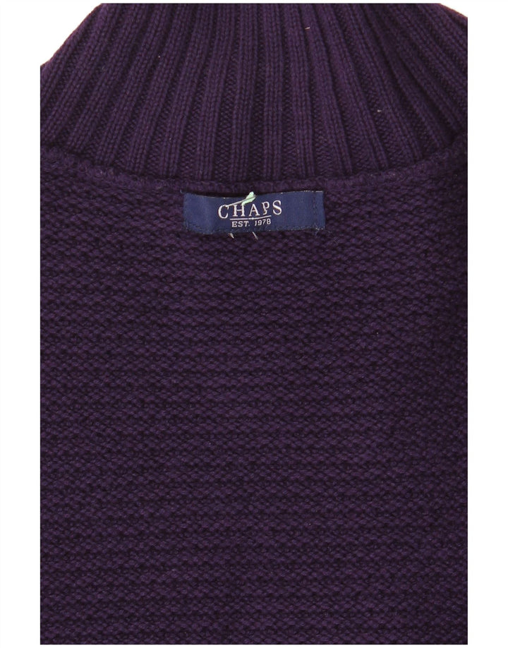 Damski sweter rozpinany CHAPS z rękawem 3/4 UK 12, średni fiolet