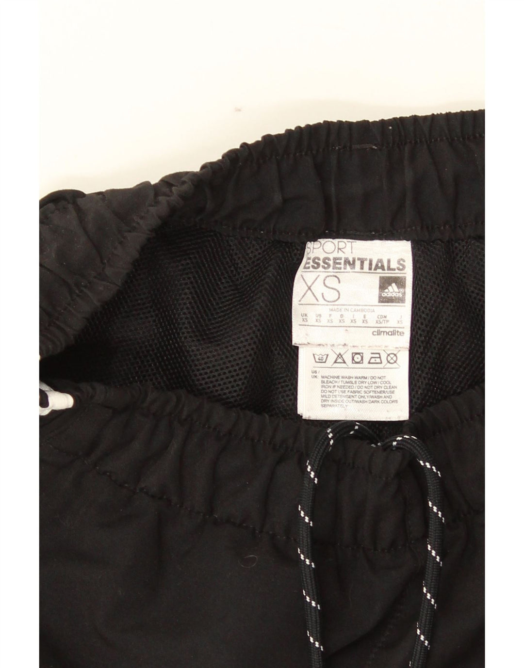 Męskie spodenki sportowe Adidas Climalite XS, czarny poliester