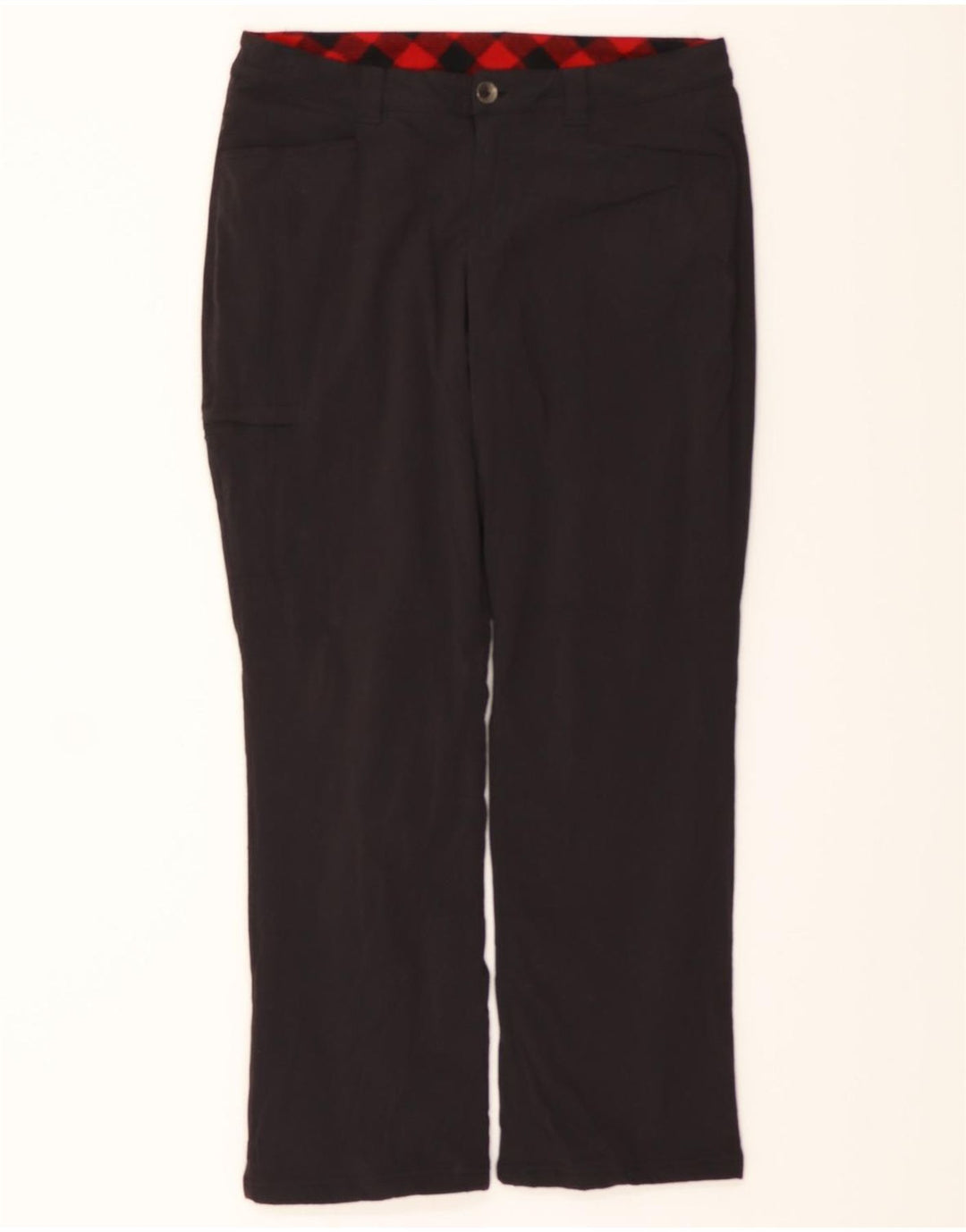 EDDIE BAUER Womens Straight Windbreaker Trousers US 8 Medium W34 L28 Black Vintage Eddie Bauer and Second-Hand Eddie Bauer from Messina Hembry 