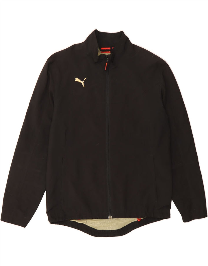 PUMA Mens Rain Jacket UK 36 Small Black Polyester Vintage Puma and Second-Hand Puma from Messina Hembry 