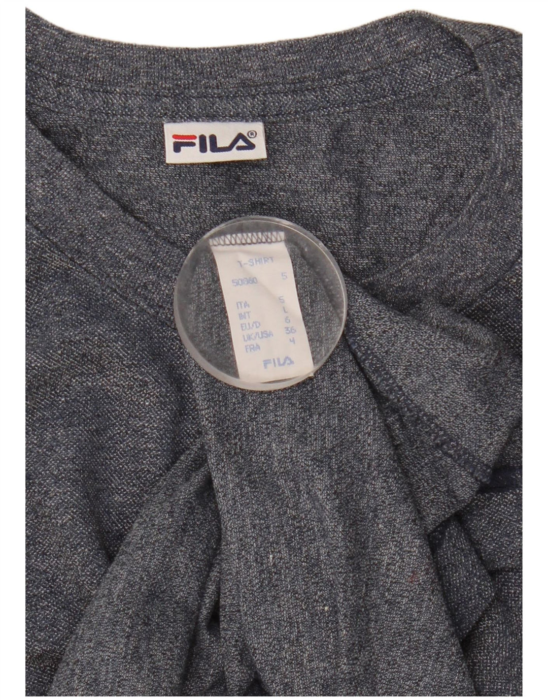 T-shirt męski Fila, duży, granatowy, bawełniany