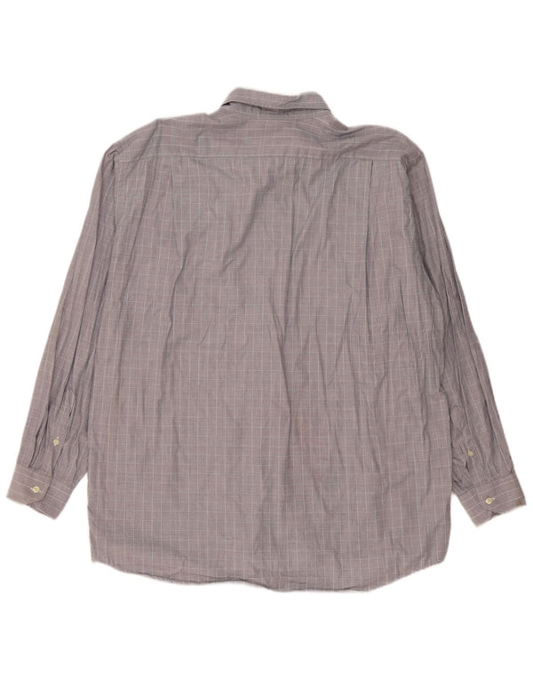 Koszula męska Lacoste rozmiar 42, duża, bawełniana, szara krata