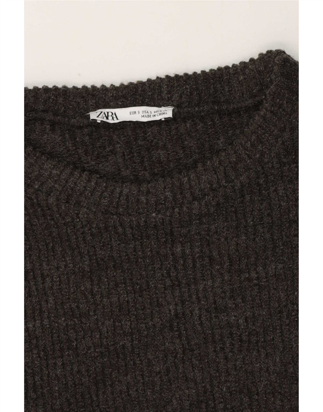 Damska koszulka oversize Zara Top UK 10 Small Grey