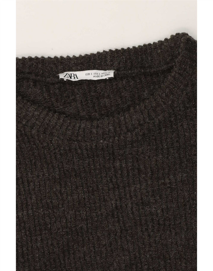 Damska koszulka oversize Zara Top UK 10 Small Grey