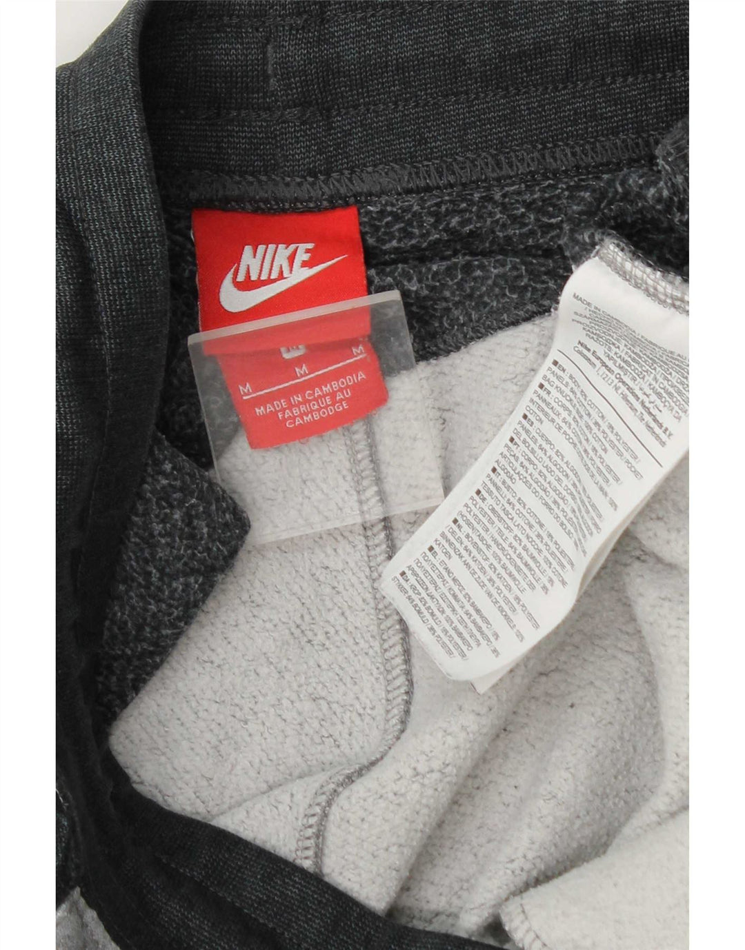 Męskie spodnie dresowe Nike Joggers Średnioszary, bawełniany blok kolorów