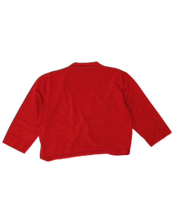 Damski sweter rozpinany Phase Eight z rękawami 3/4, UK 14, średni czerwony