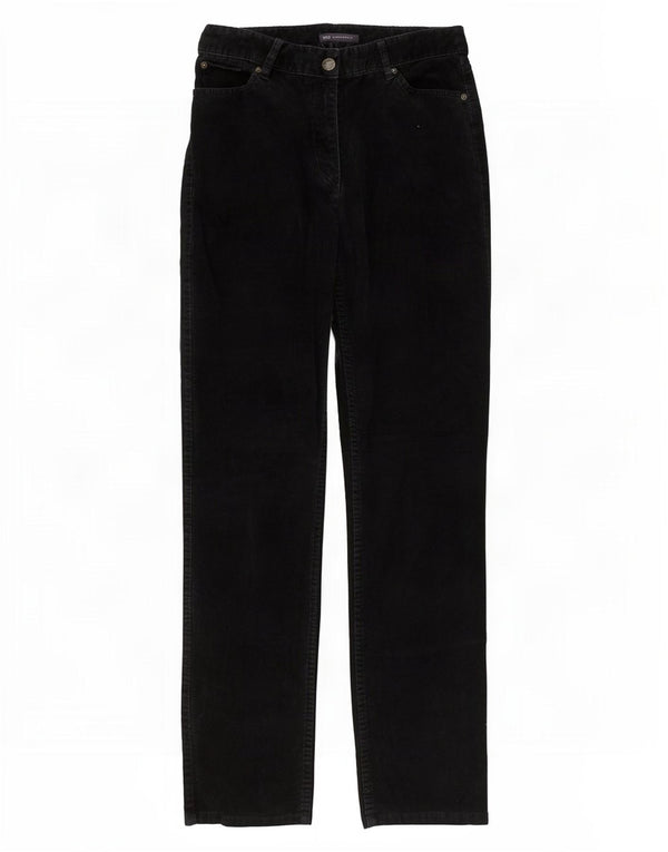 Spodnie damskie Marks & Spencer Straight sztruksowe UK 8 Small W26 L29 Czarne