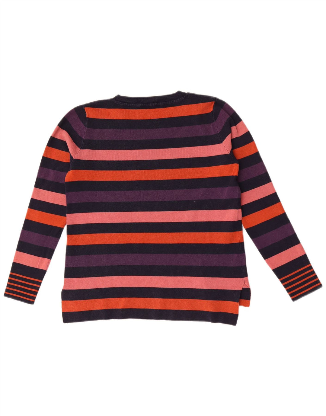 Sweter damski Oasis z okrągłym dekoltem, UK 10, małe, wielokolorowe paski