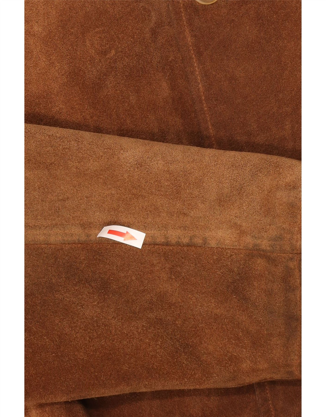 Vintage męska zamszowa kurtka IT 54 2XL brązowa skóra