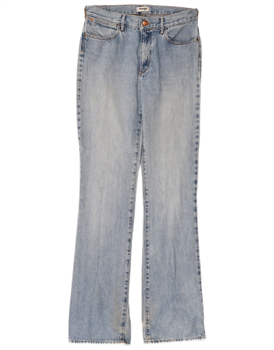 Damskie jeansy Bootcut WRANGLER W28 L32 Niebieskie, bawełniane