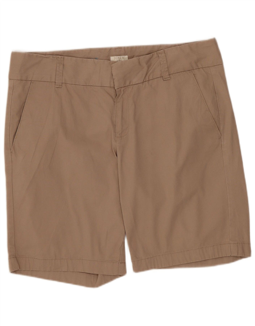 Damskie spodenki chino J. Crew US 8 Medium W32, brązowa bawełna