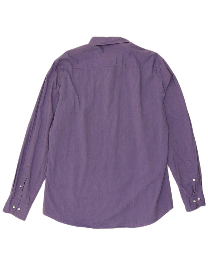 Koszula męska Massimo Dutti Slim Fit XL, fioletowa kratka