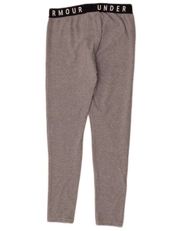 Damskie legginsy Under Armour Graphic UK 14, bawełna w kolorze średniej szarości