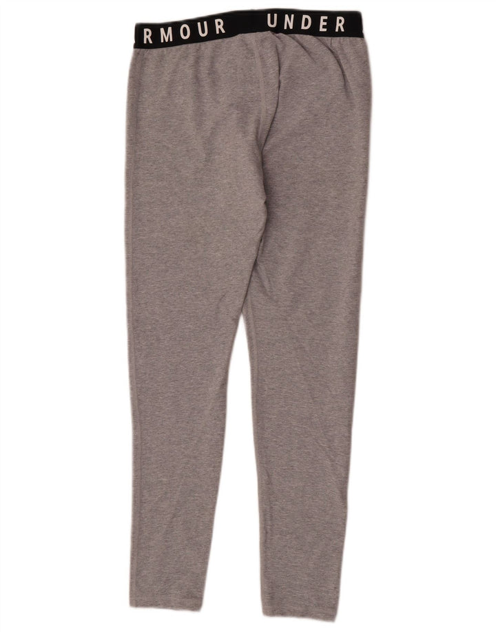 Damskie legginsy Under Armour Graphic UK 14, bawełna w kolorze średniej szarości