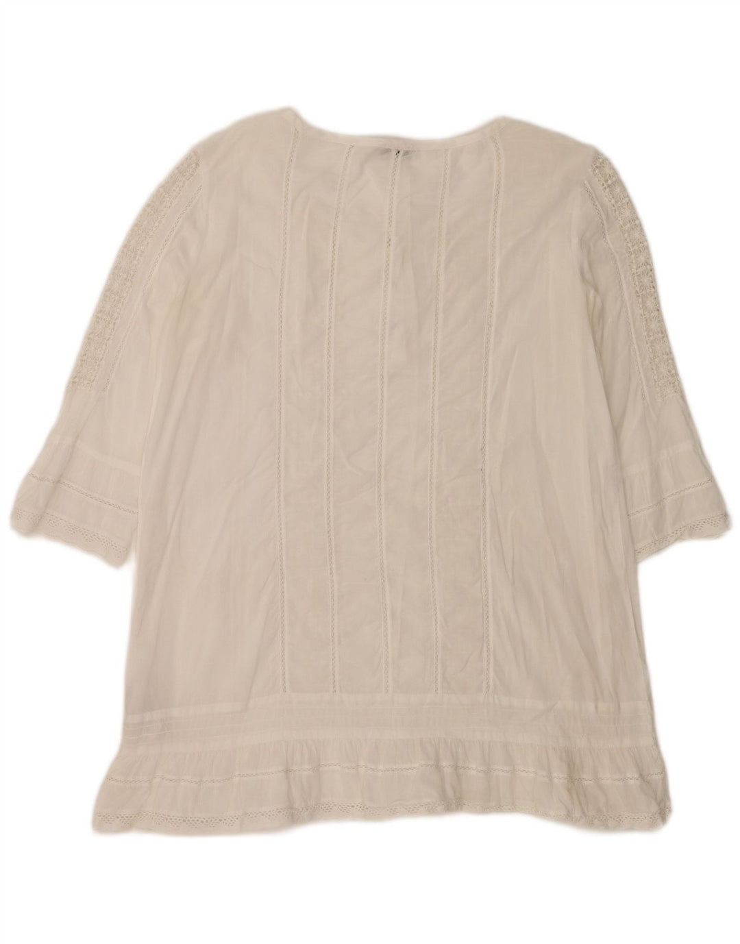 Damska tunika oversize z rękawem 3/4 Henry's IT 40 Small White