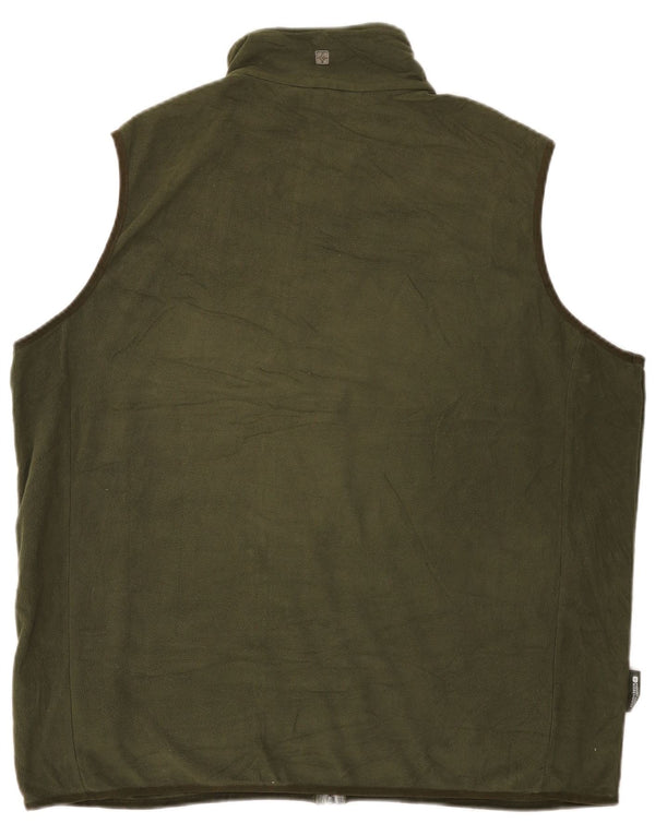 Męska kamizelka polarowa Mountain Warehouse UK 42 XL, poliester khaki