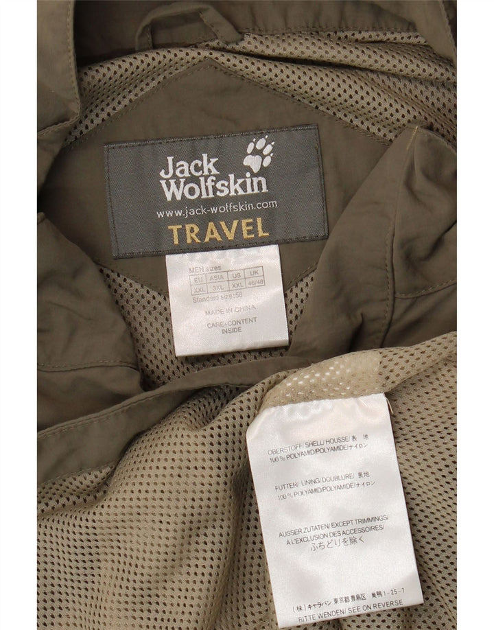 Męska kurtka dresowa bez rękawów JACK WOLFSKIN UK 46/48 2XL szara