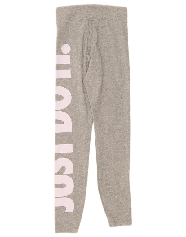 Damskie legginsy Nike Graphic UK 4 XS, szara bawełna