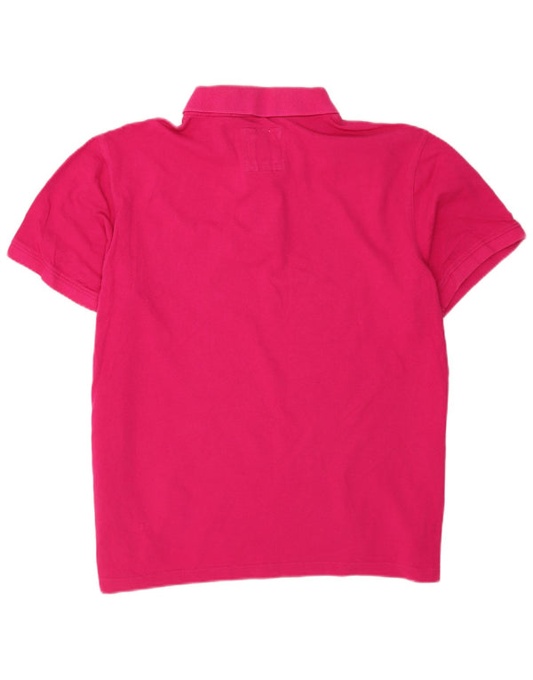 Crew Clothing Męska koszulka polo XL, różowa, bawełniana