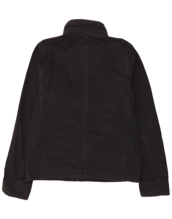Męska kurtka użytkowa Hollister UK 42 XL, czarna, bawełniana