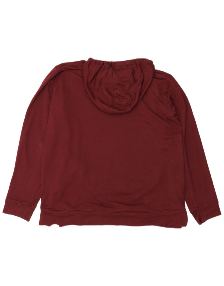 Męski sweter z kapturem Under Armour 2XL, bordowy poliester