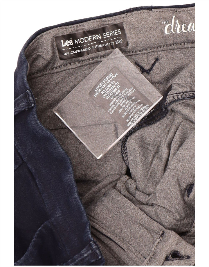 Damskie spodnie Chino Lee US 10 Large W32 L33 Granatowe Nowoczesne