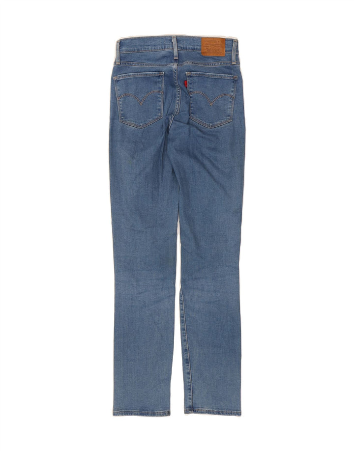 LEVI'S Womens 724 High Rise Straight Jeans W24 L30 Blue Lyocell Vintage Levi's and Second-Hand Levi's from Messina Hembry 