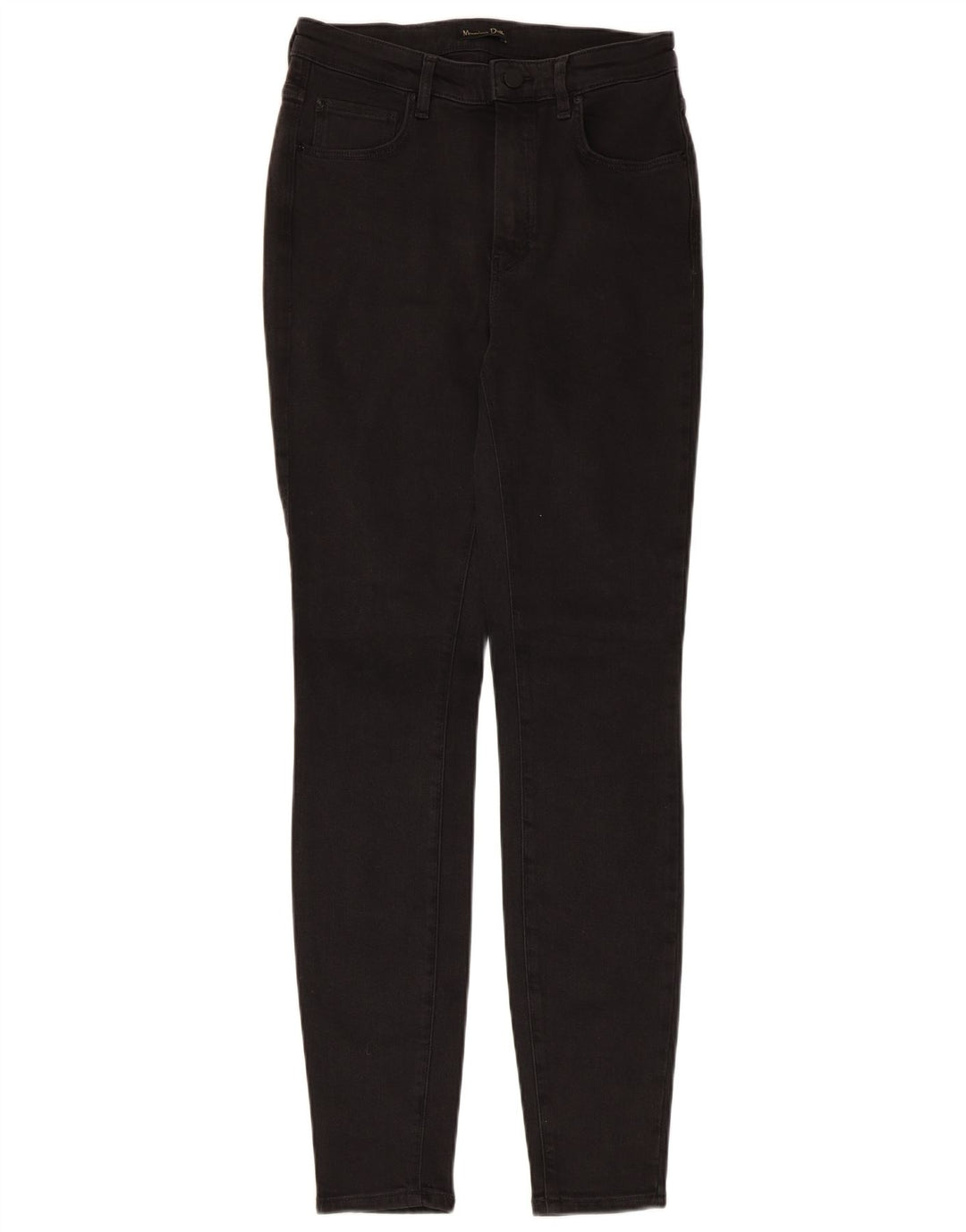 Damskie jeansy skinny Massimo Dutti EU 38 Small W28 L30 Czarny poliester