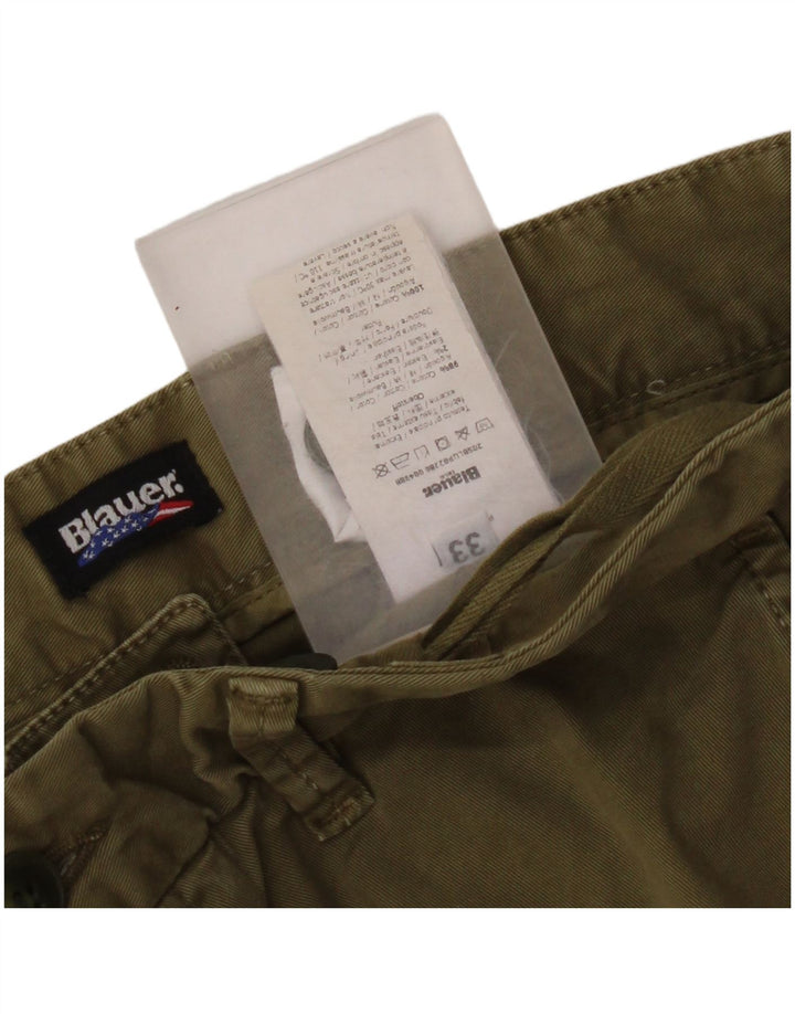 Męskie spodenki Chino Blauer W33, średnia bawełna khaki