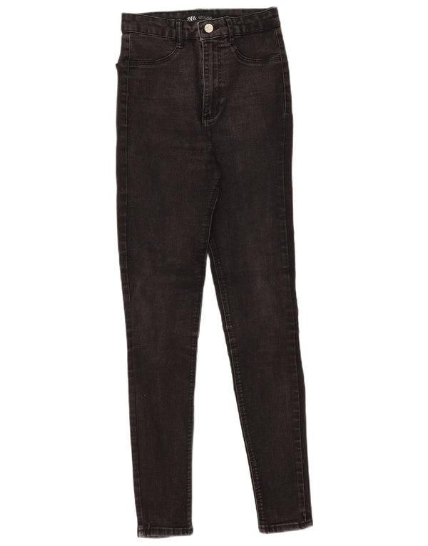 Damskie jeansy skinny Zara EU 36 XS W26 L27 czarne