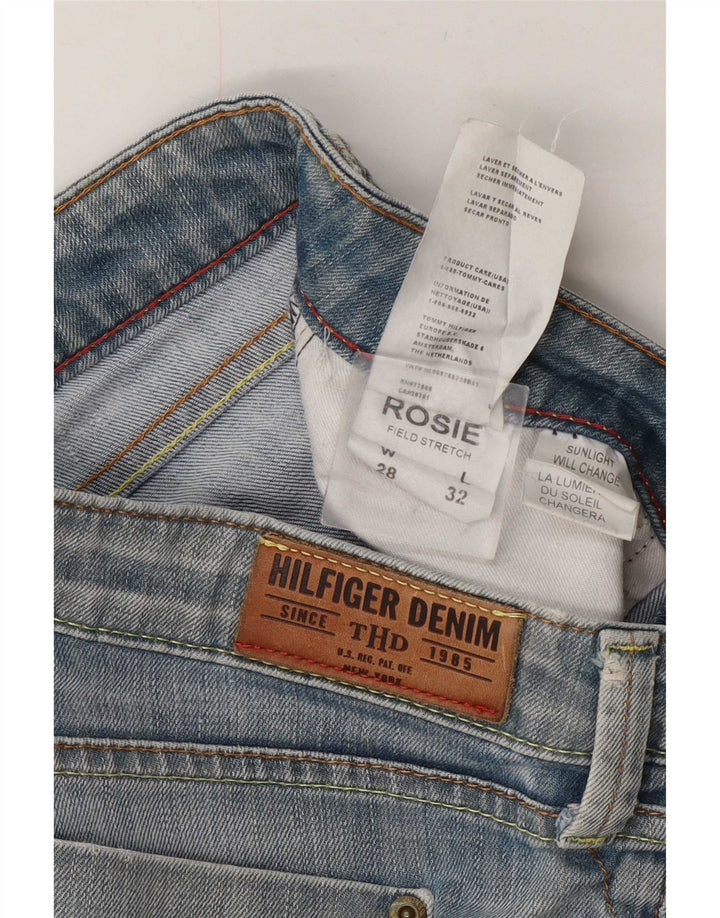 Damskie jeansy Bootcut Tommy Hilfiger W28 L32 Niebieskie bawełniane