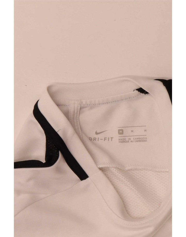 Męska koszulka Nike Dri Fit Top w kolorze średniej bieli