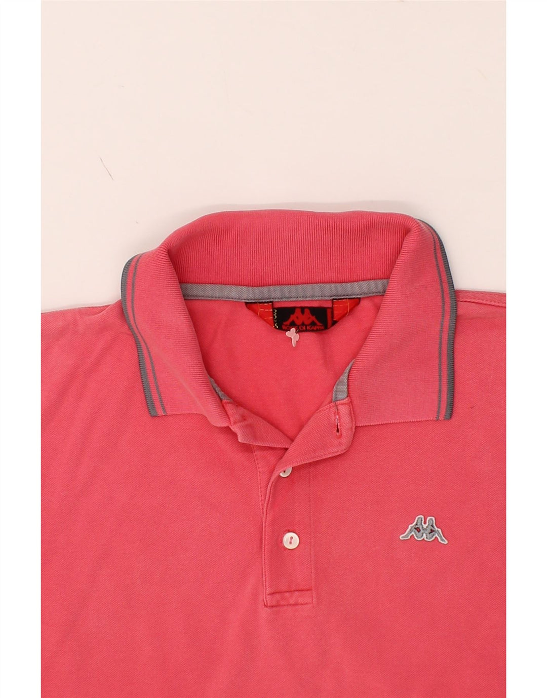 KAPPA Mens Polo Shirt 2XL Pink Cotton Vintage Kappa and Second-Hand Kappa from Messina Hembry 