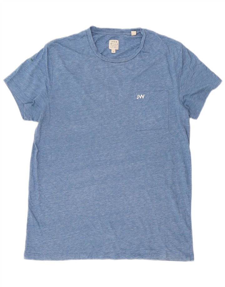 T-shirt męski Jack Wills, bawełniany, średniej wielkości, w niebieskie plamki