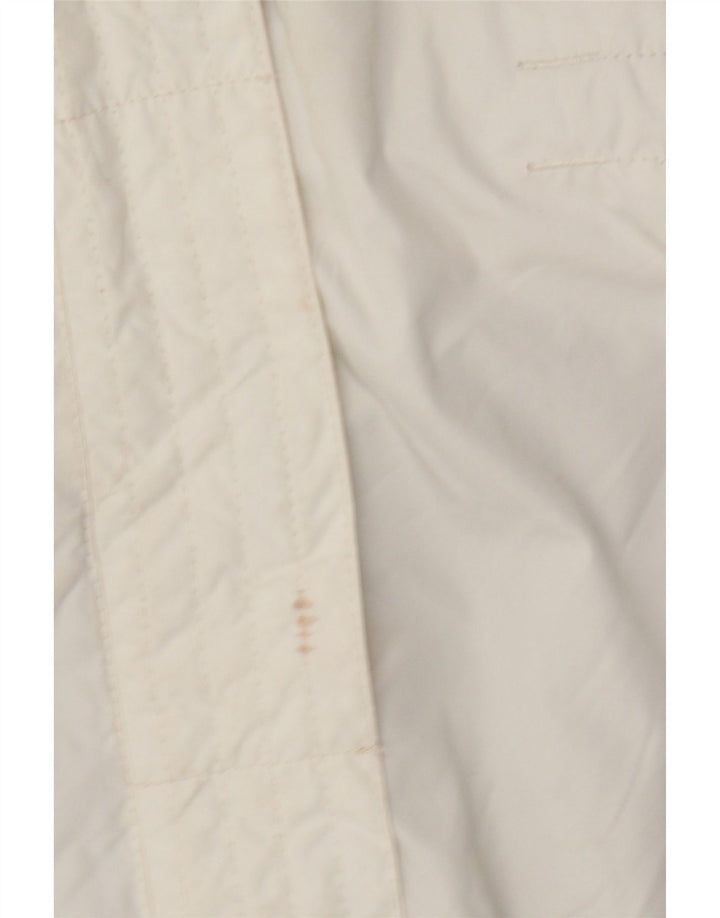 Damska kurtka wiatrówka z kapturem Nike UK 14/16, duży, biały poliester