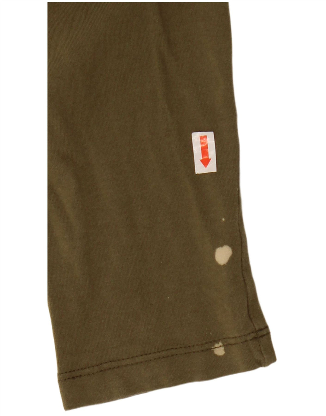 CALVIN KLEIN JEANS Damski sweter kardigan UK 10, mały, bawełniany khaki