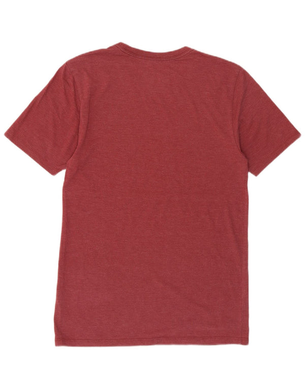 Hurley Mens Premium Fit Graphic T-Shirt Top Small Burgundy Cotton