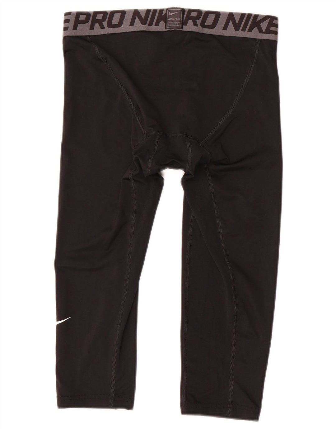 Męskie legginsy Nike Compression Graphic Capri, średnie czarne