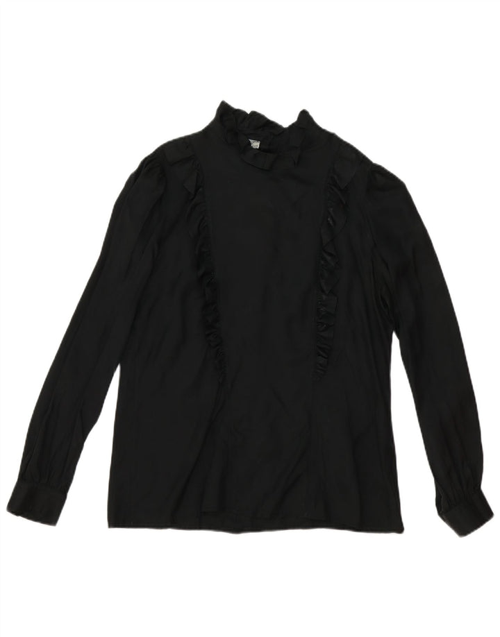 Damska bluzka oversize Primavera Firenze z długim rękawem US 3 XS czarna