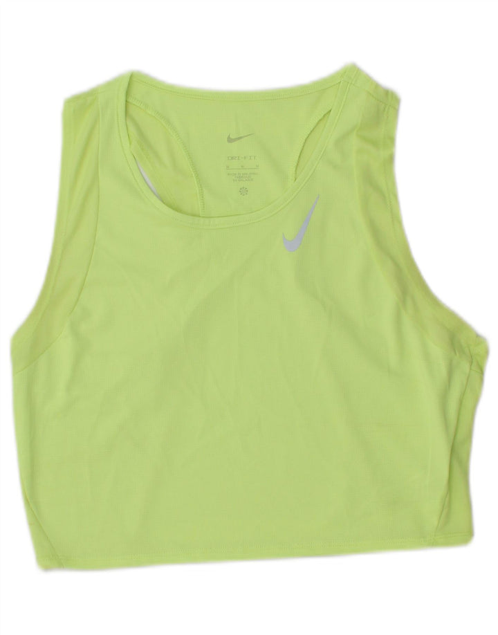 Damska kamizelka Nike Dri Fit Crop Top UK 12, średnia zieleń