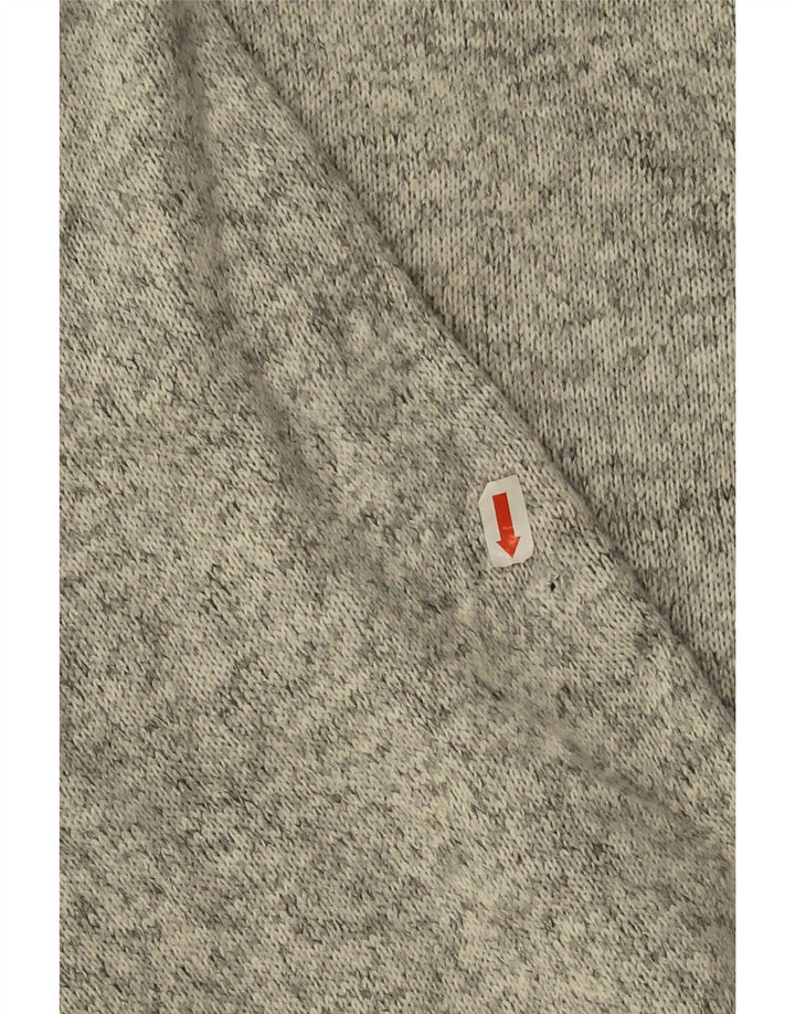 Męski sweter Quiksilver, duży, szary, nakrapiany poliester