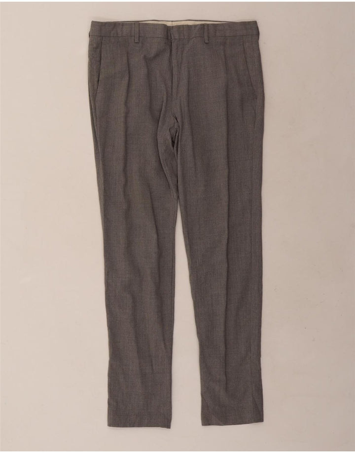 Spodnie męskie J. Crew Ludlow Slim Suit W33 L30 Szara wełna