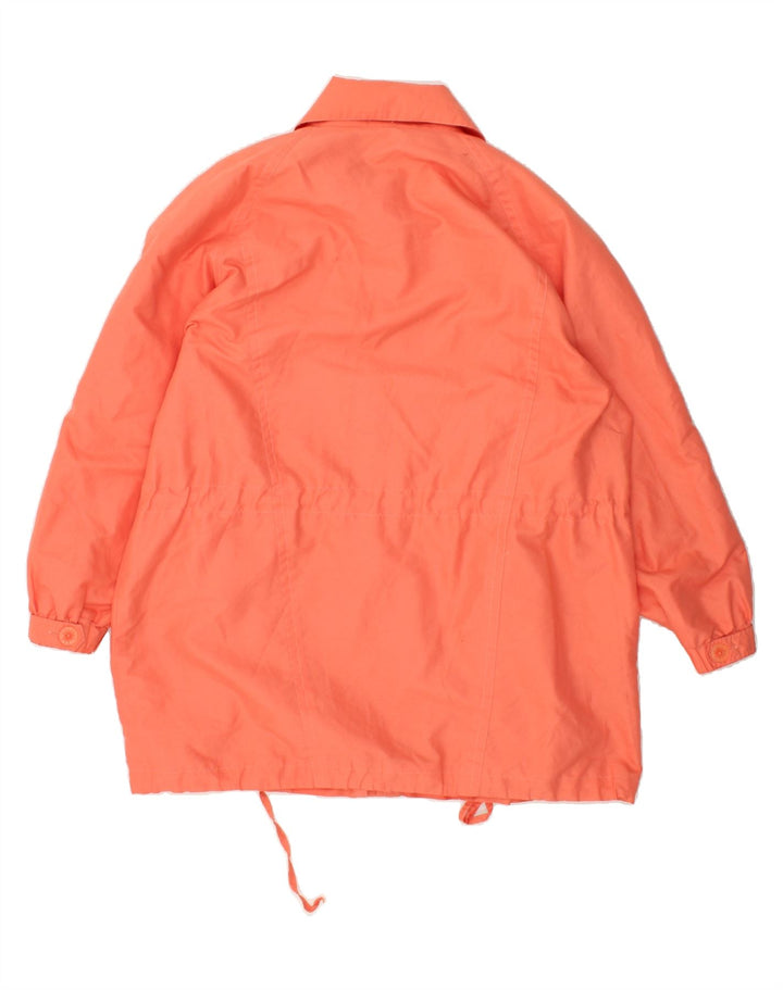 VINTAGE Womens Oversized Rain Jacket UK 12  Medium Pink Polyester | Vintage Vintage | Thrift | Second-Hand Vintage | Used Clothing | Messina Hembry 