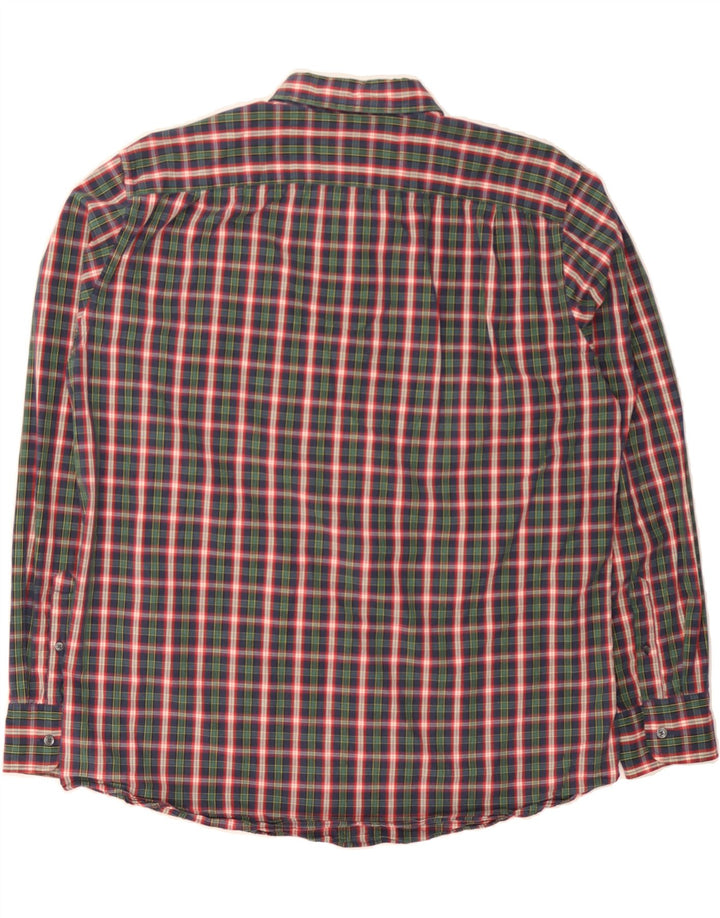 J. CREW Mens Shirt XL Green Check Cotton Vintage J. Crew and Second-Hand J. Crew from Messina Hembry 