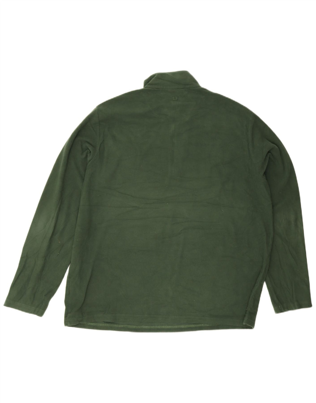 Męski sweter polarowy Mountain Warehouse z zamkiem błyskawicznym, 2XL, zielony poliester