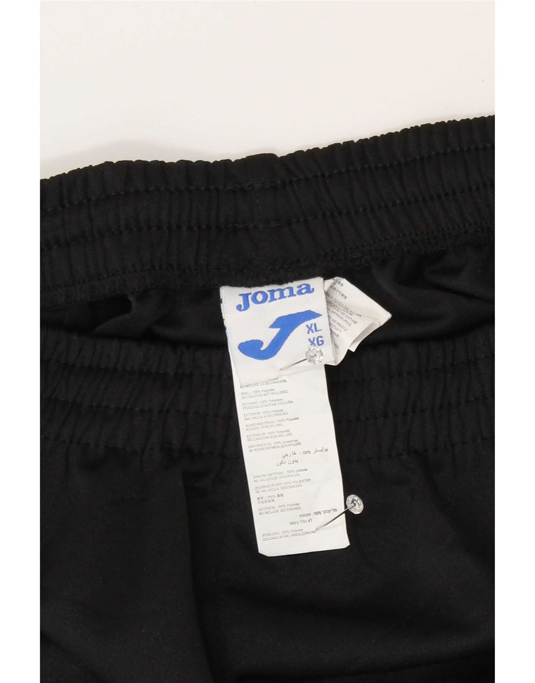 Męskie spodnie dresowe Joma XL, czarne, poliestrowe