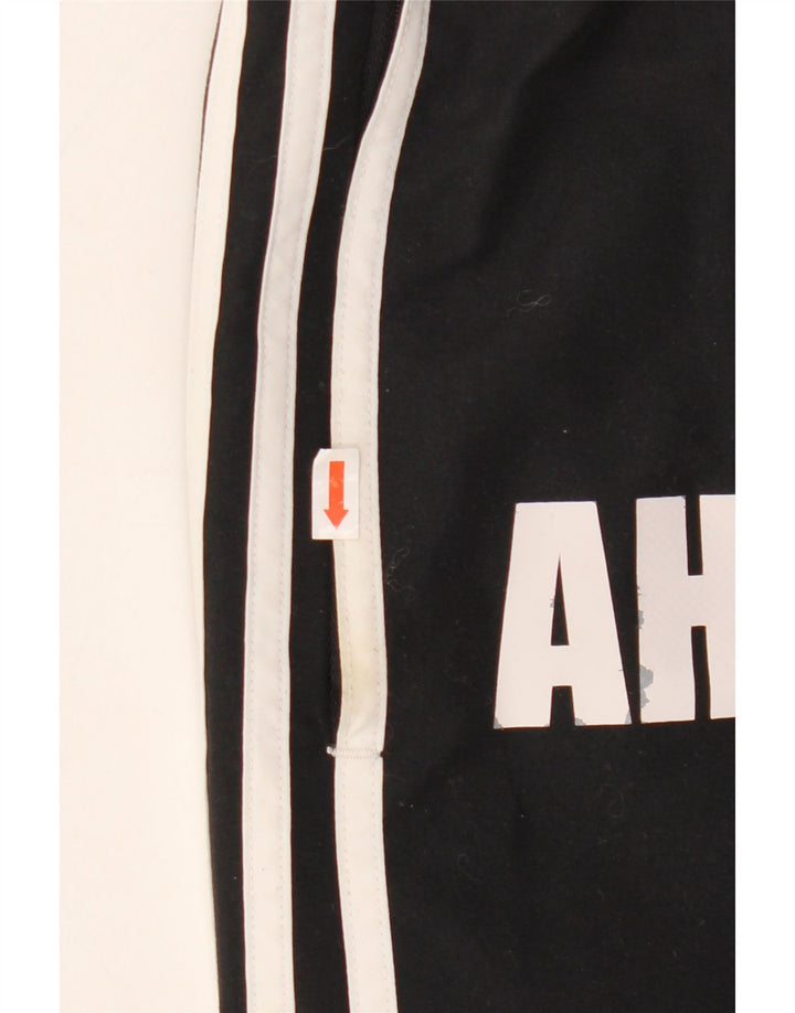 Męskie spodnie dresowe ADIDAS Joggers UK 42/44, duży czarny poliester