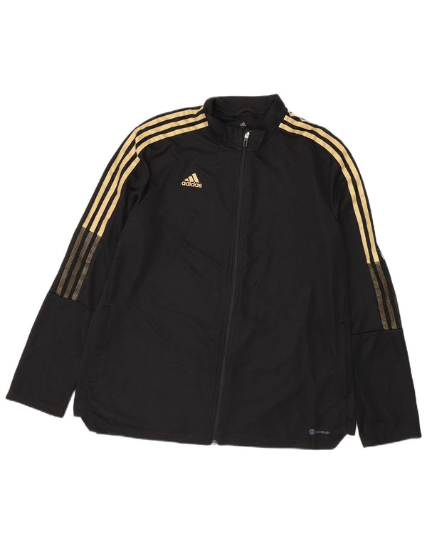 Damska kurtka dresowa ADIDAS Aeroready UK 24/26 2XL Czarny poliester
